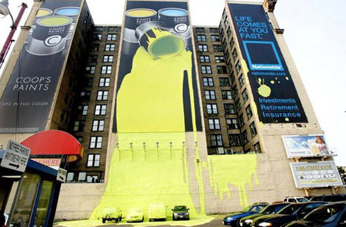 50 AMAZING Guerrilla Marketing Ideas! 38 Coops Paint