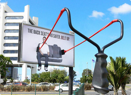 50 AMAZING Guerrilla Marketing Ideas! 43 43 Buckle Up!