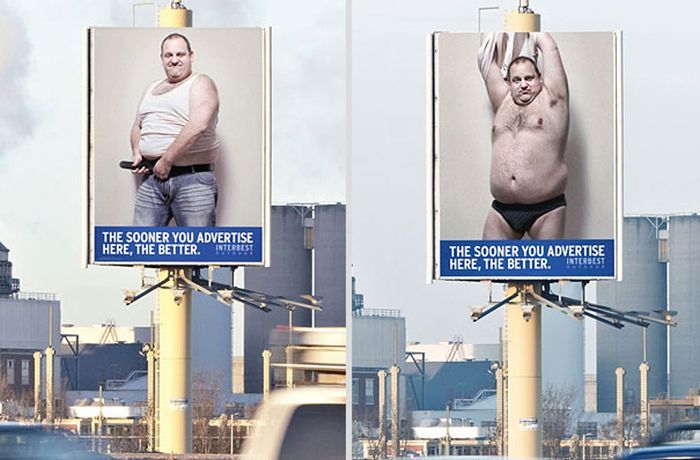 50 AMAZING Guerrilla Marketing Ideas! 44 Advertising Space for an Advertising Space - Somebody, please hurry!