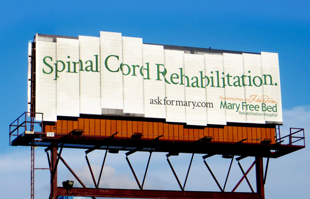 50 AMAZING Guerrilla Marketing Ideas! 17 Mary Free Bed Spinal Cord Rehabilitation