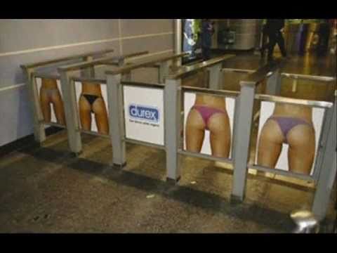 Durex stealth advertising campaign in the subway