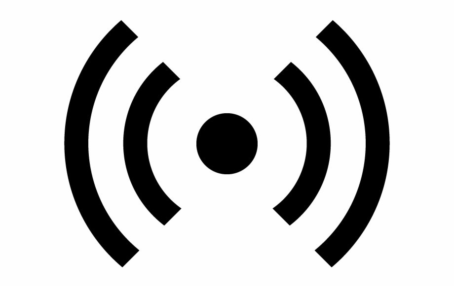 Live streaming, wireless icon