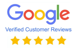 Google verified 5-star customer review badge