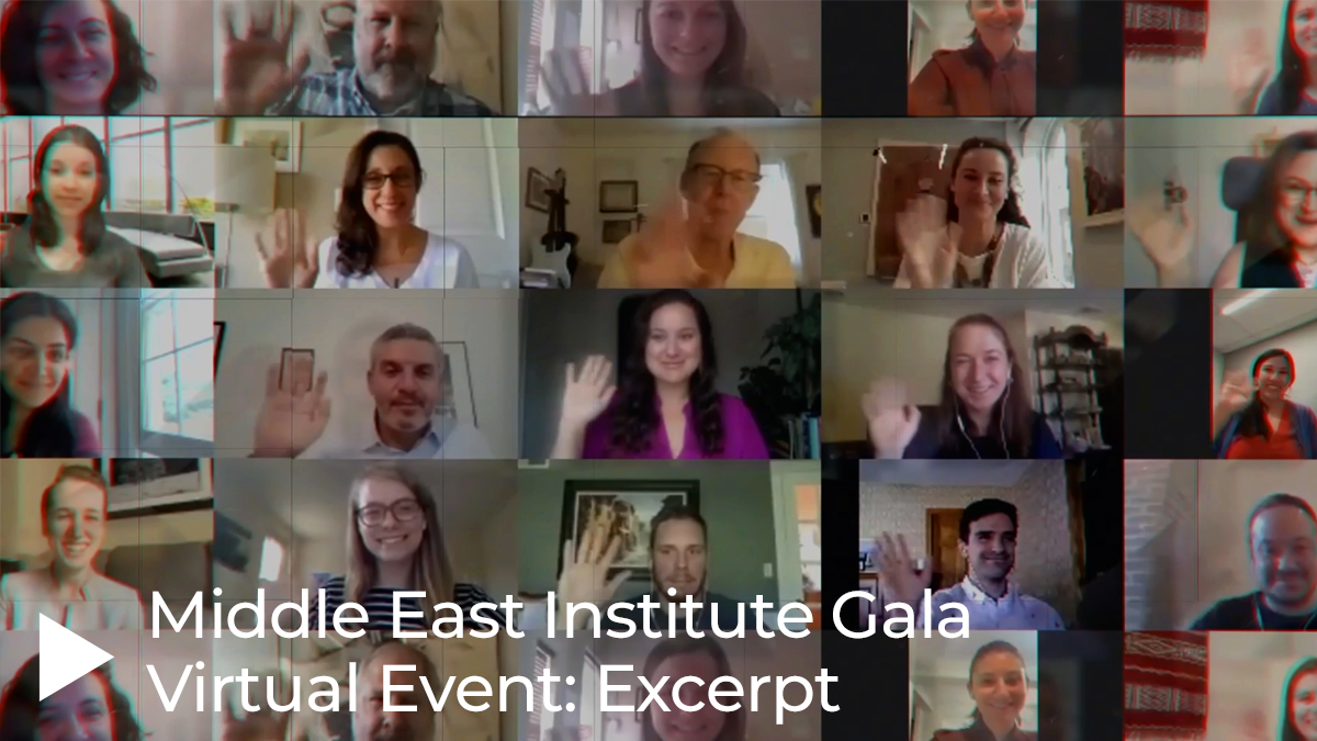 Middle East Institute Gala Virtual Event: Excerpt