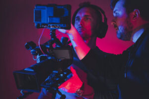 High-end video equipment in financial video