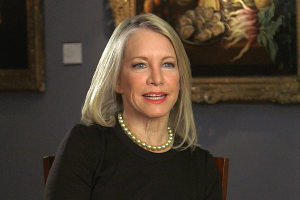 Video editing for christies, woman in chair