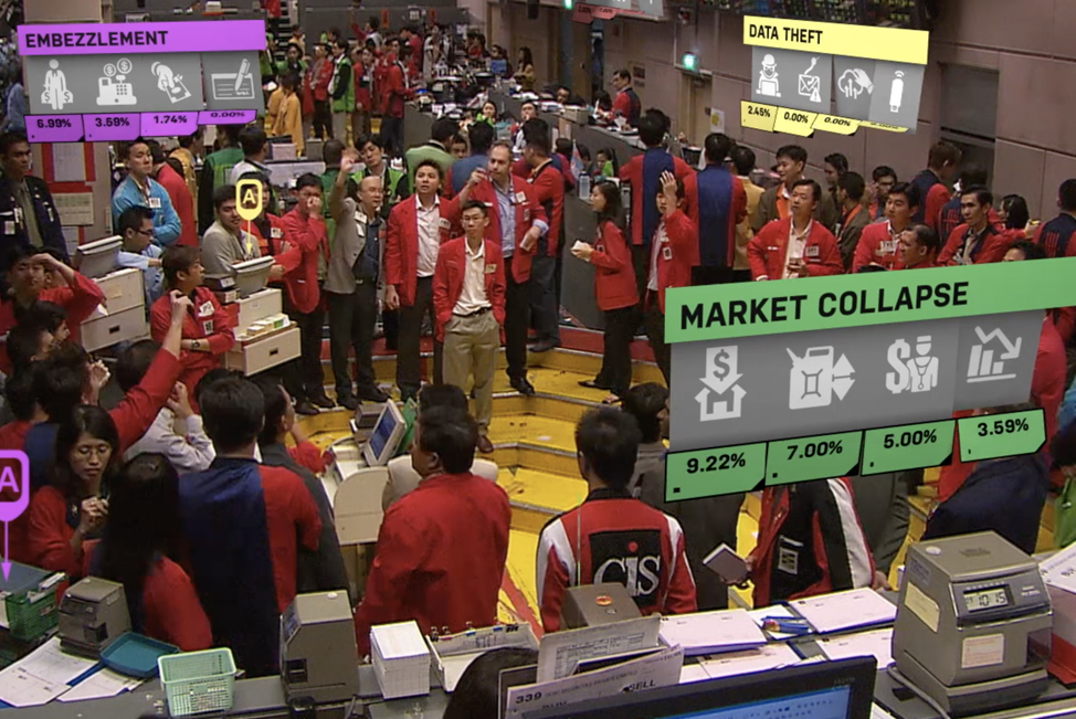 Stock market financial video