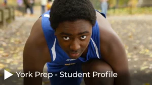 York Prep Student Profile overly text