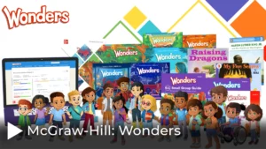Mcgraw hill screen shot of end of video showing all the products