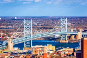 New Jersey benjamin franklin bridge
