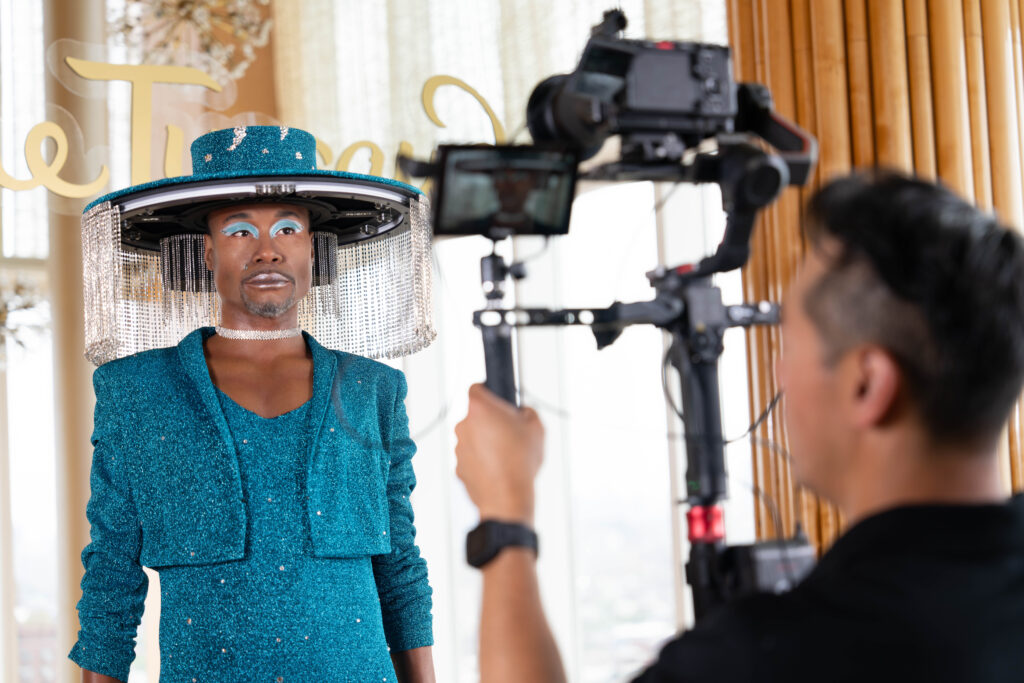 Indigo DP shoots Billy Porter Wax figure for Tussauds Promo Video