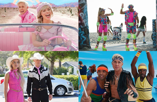 Various Outfits from the Barbie Movie