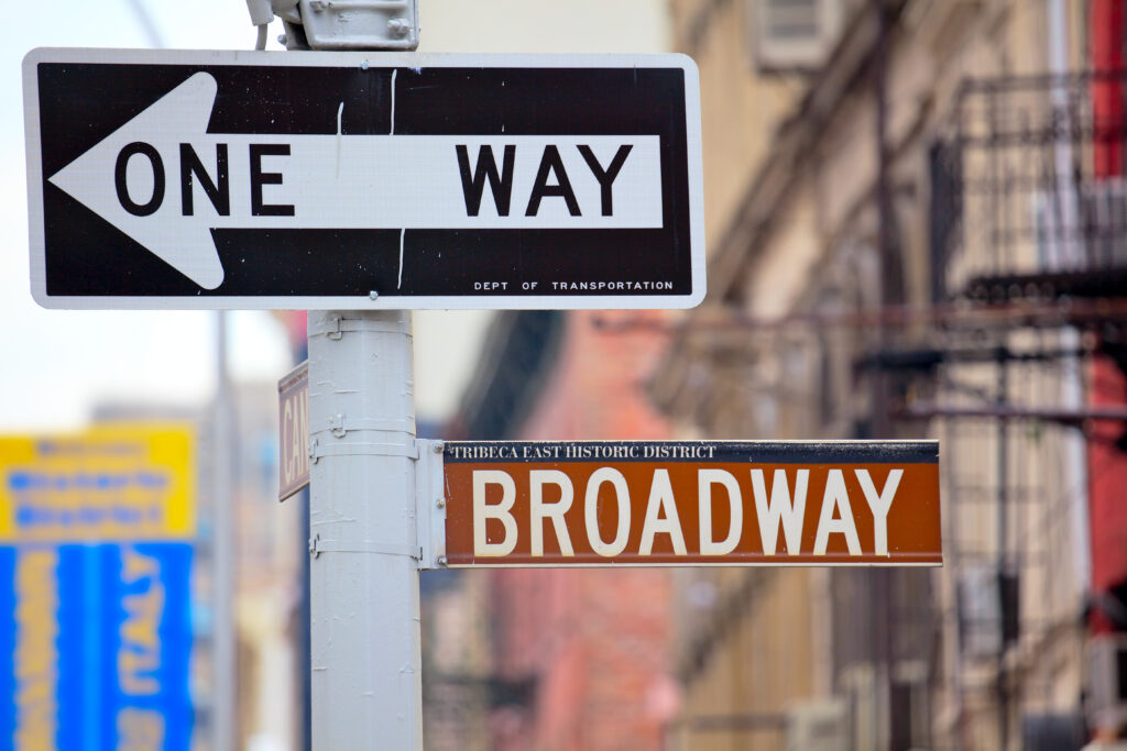 Broadway in NYC