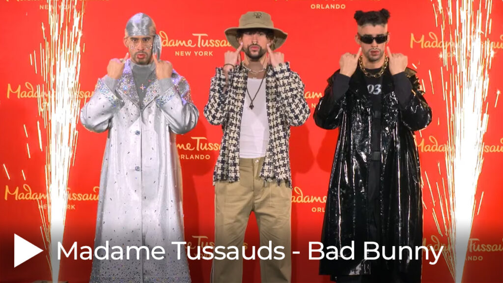 Bad Bunny Figure Reveal Video for Madame Tussauds shot and edited by Indigo Productions receives nearly 2 million views