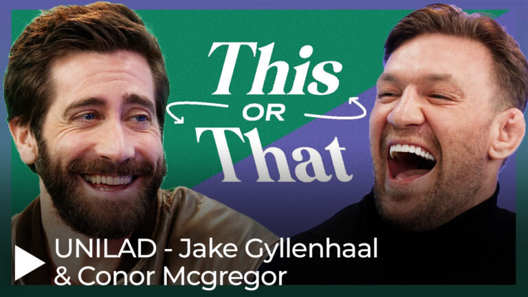 Indigo shot this social media video featuring This or That Jake Gyllenhaall and Conor Mcgregor